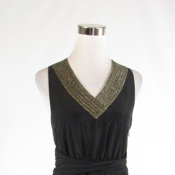 Charcoal gray THEORY sheath dress 2 - Picture 2 of 8